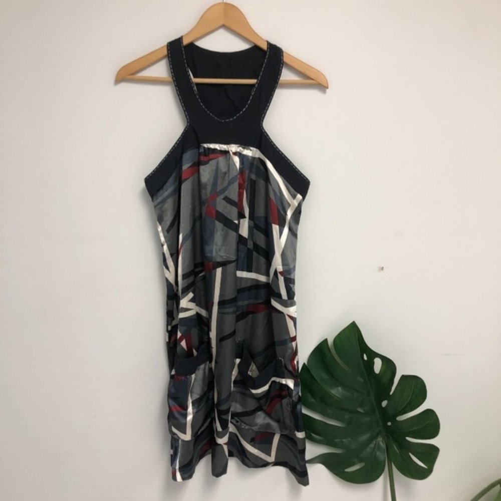 maria valentina sleeveless print dress